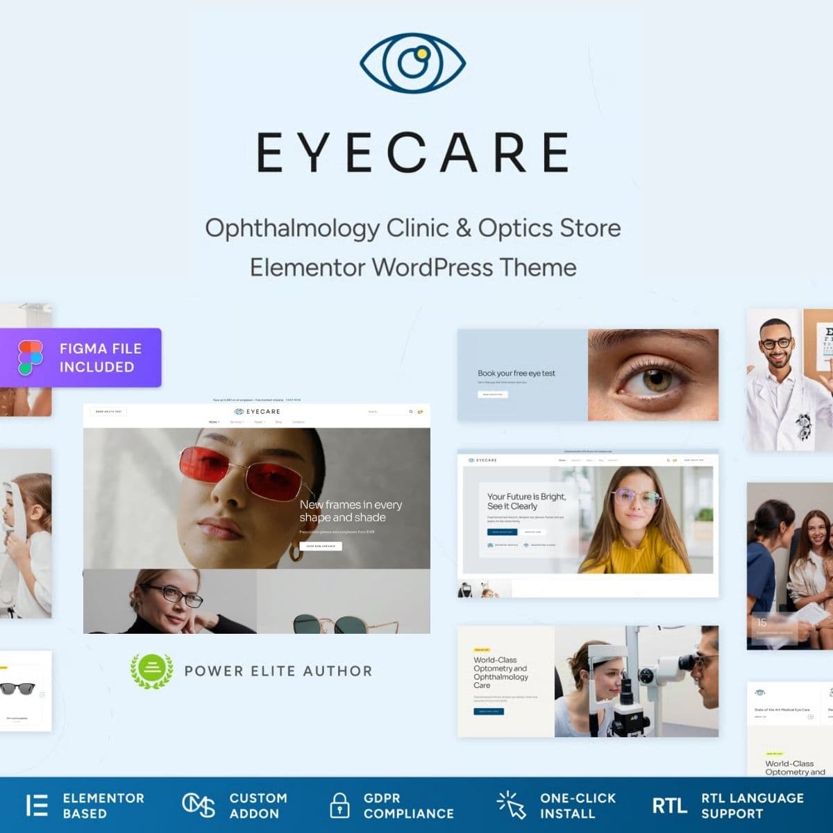 Eye Care - Eye Clinic & Family Optometrist Theme WordPress