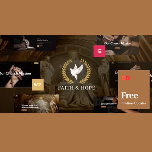 Faith & Hope | Church & Religion Non-Profit WordPress-thema