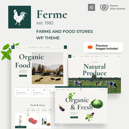 Ferme - Food Farm Ecommerce ธีม WordPress