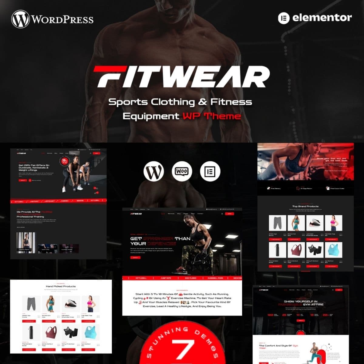 Fitwear - Spor Salonu, Fitness WordPress Teması
