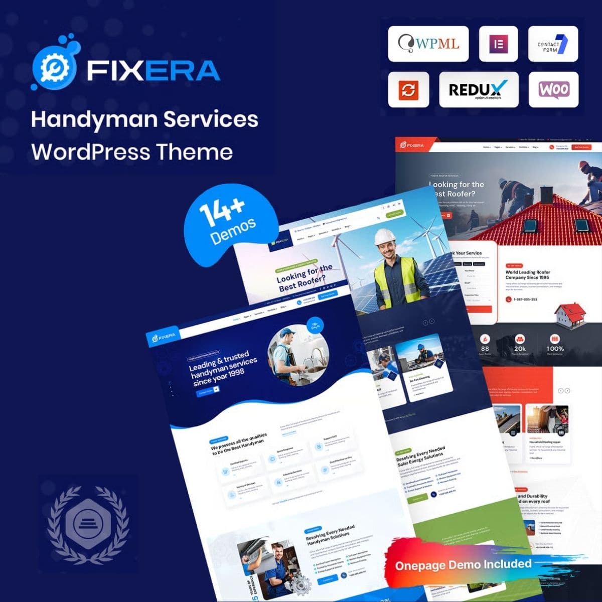 Fixera - Handyman Услуги Тема WordPress
