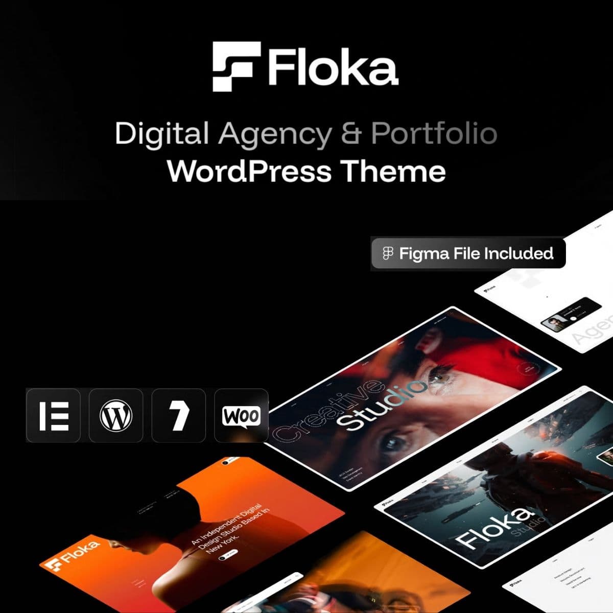 Floka - Digital Agencja & Portfolio Motyw WordPress