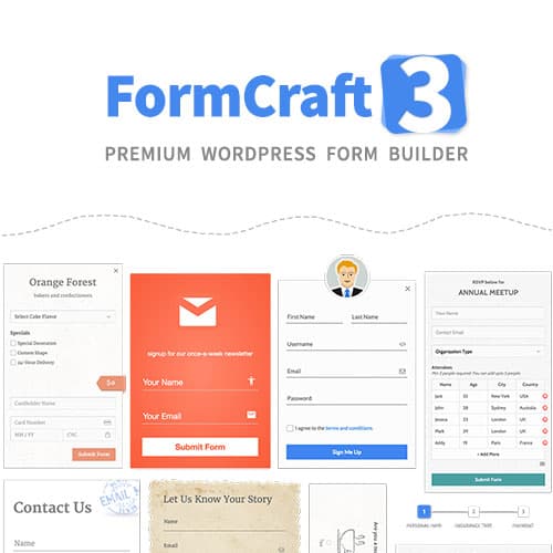 FormCraft - Premium WordPress แบบฟอร์ม ตัวสร้าง