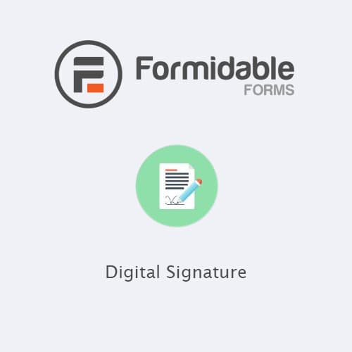 Formidable表單s - 數位 Signature