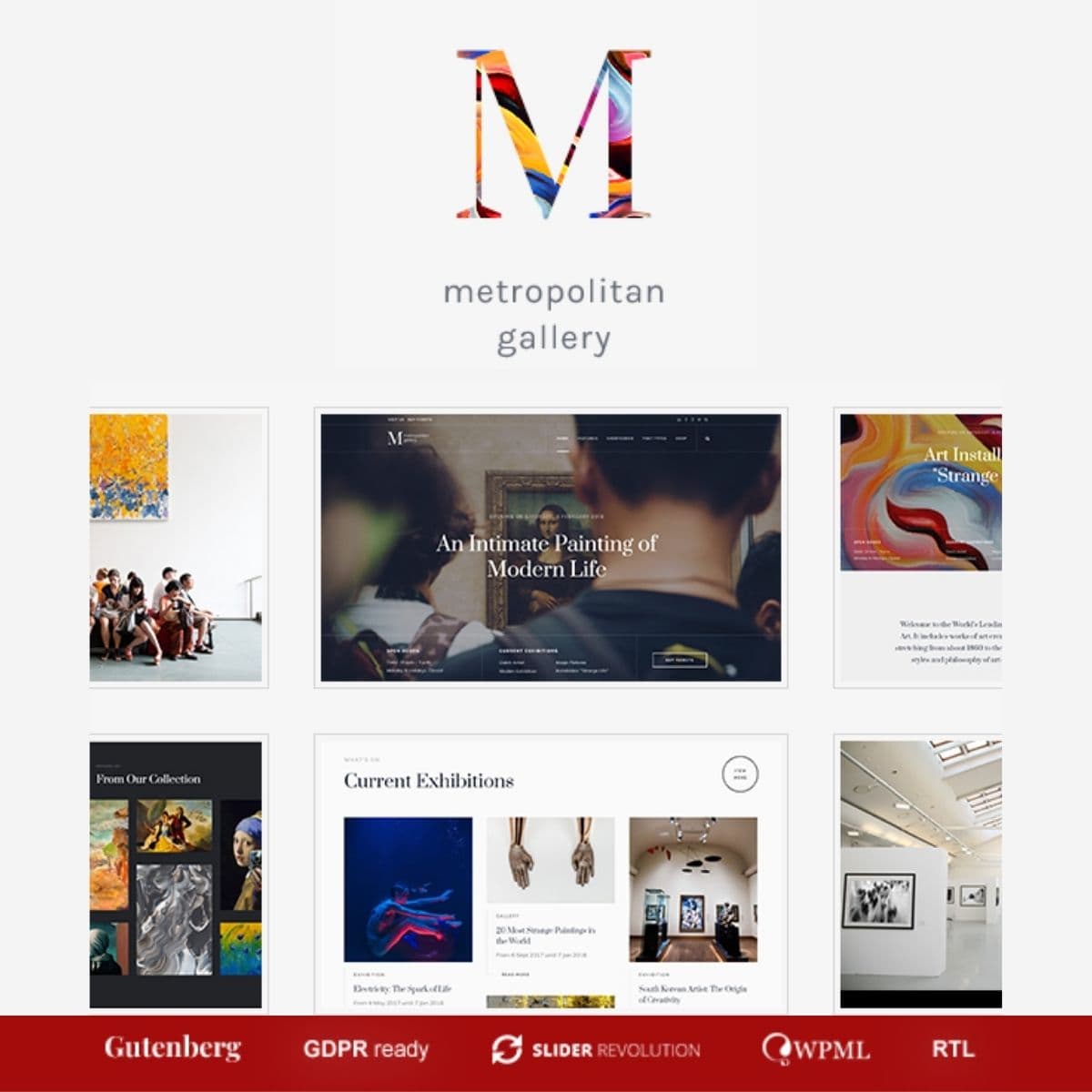 Galleria Metropolia - Art Museum & Exhibition 갤러리 Theme