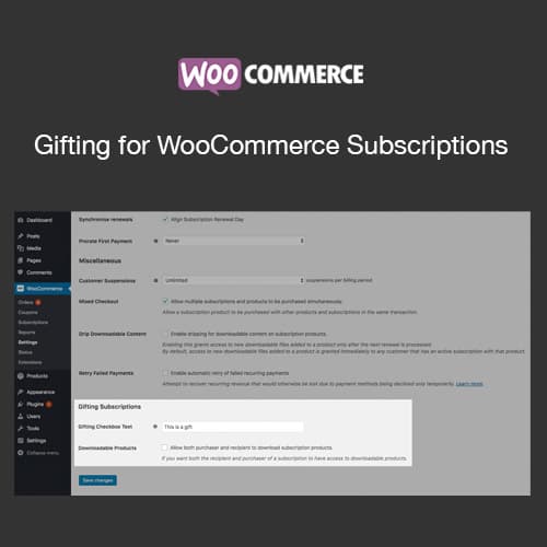 Gifting для WooCommerce Підпискаs