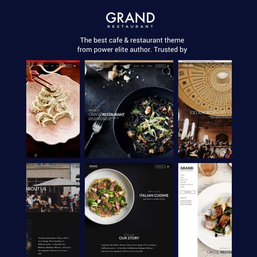 Grand Restaurant Cafe 워드프레스 테마