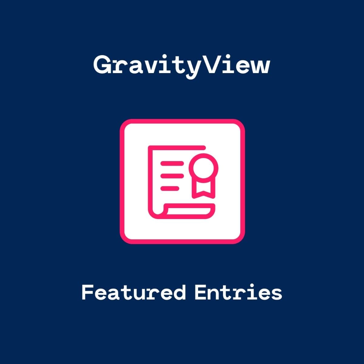 GravityView - Featured Entries Erweiterung