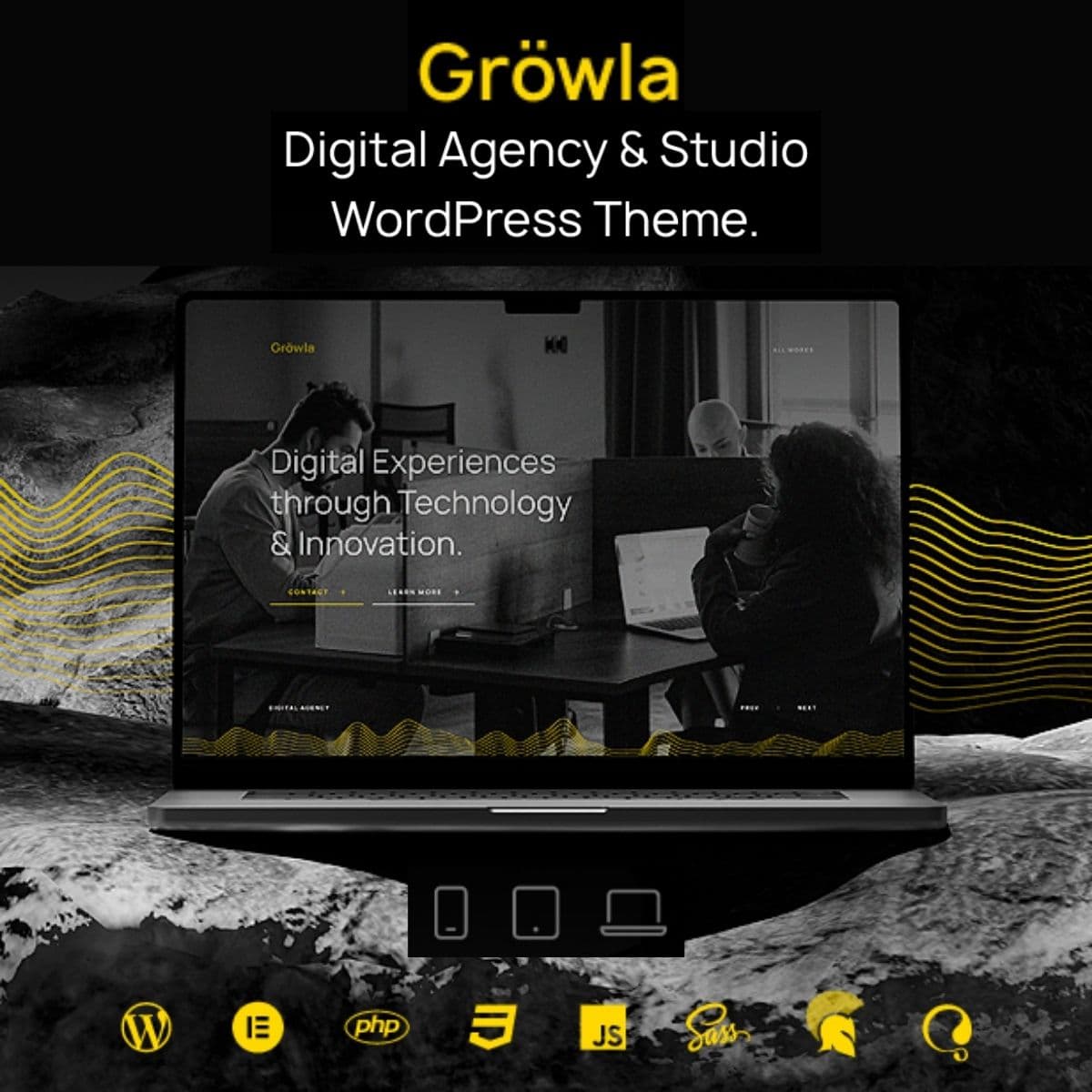 Gröwla – Digital Agentur & Studio WordPress-Theme