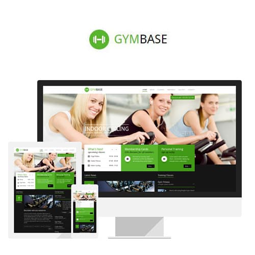 GymBase - 반응형 헬스장 Fitness 워드프레스 테마