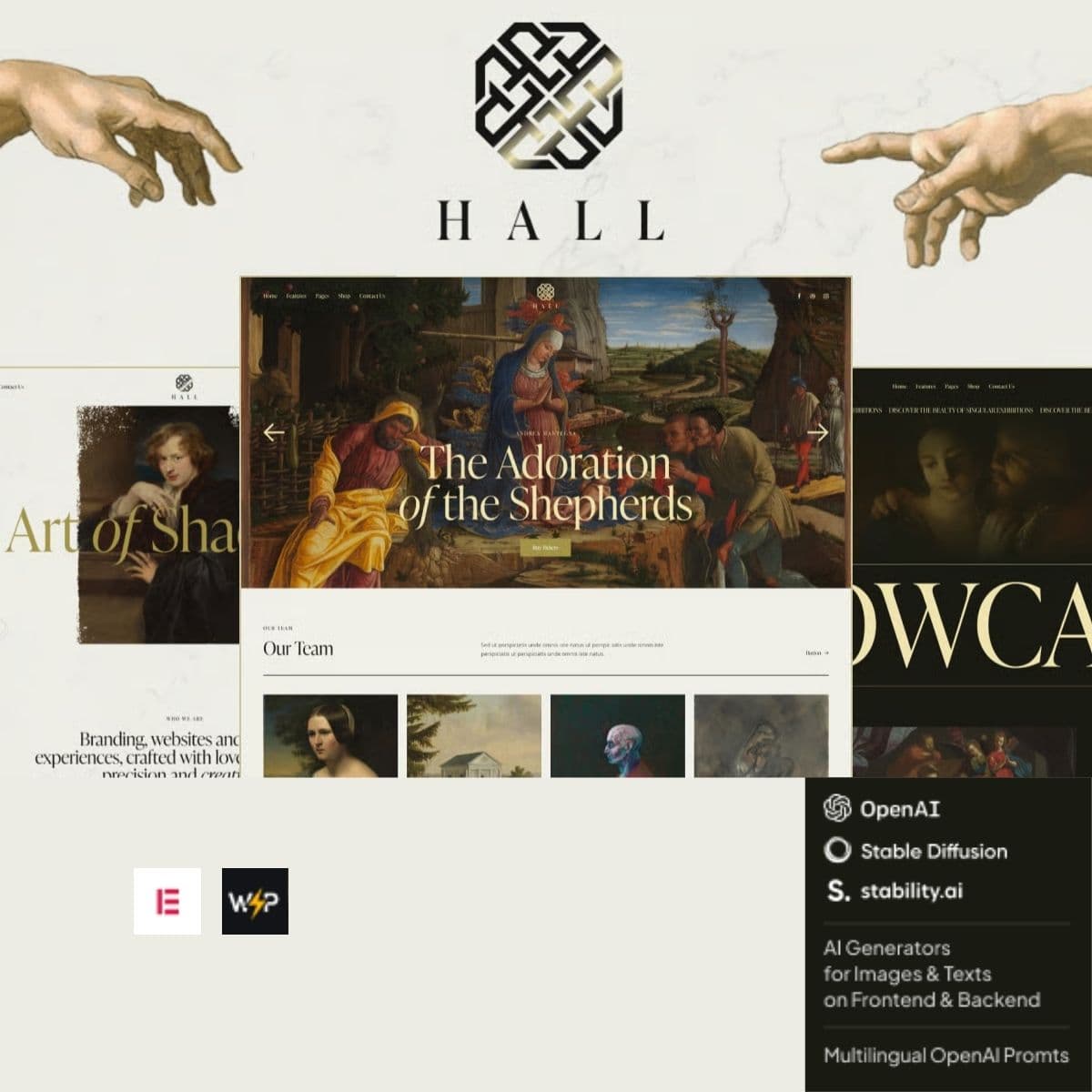 Hall - 박물관 및 미술관 WordPress 테마