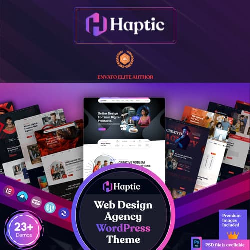 Haptic - Web Дизайн Агентство Тема WordPress