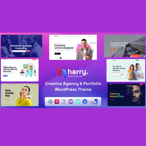 Harry - সৃজনশীল এজেন্সি & পোর্টফোলিও ওয়ার্ডপ্রেস থিম + RTL