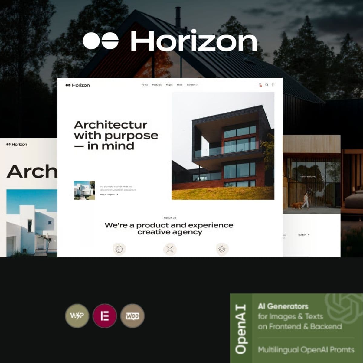 Horizon - İç Mekan Ev Tasarım & Dekorasyon WordPress Teması