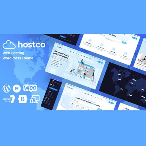 Hostco - Hosting Service قالب ووردبريس