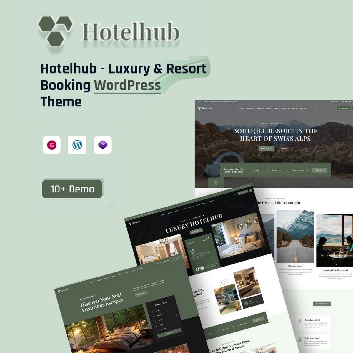 Hotelhub - Hotel Boeking WordPress-thema