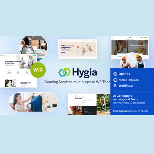 Hygia - Temizing Hizmetler WordPress Teması
