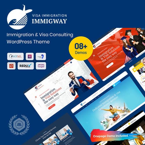 Immigway - Immigration and Visa Consulting Тема WordPress