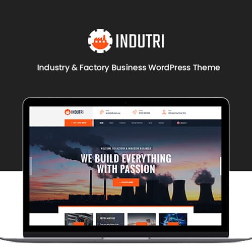 Indutri – Factory & Industrial Тема WordPress
