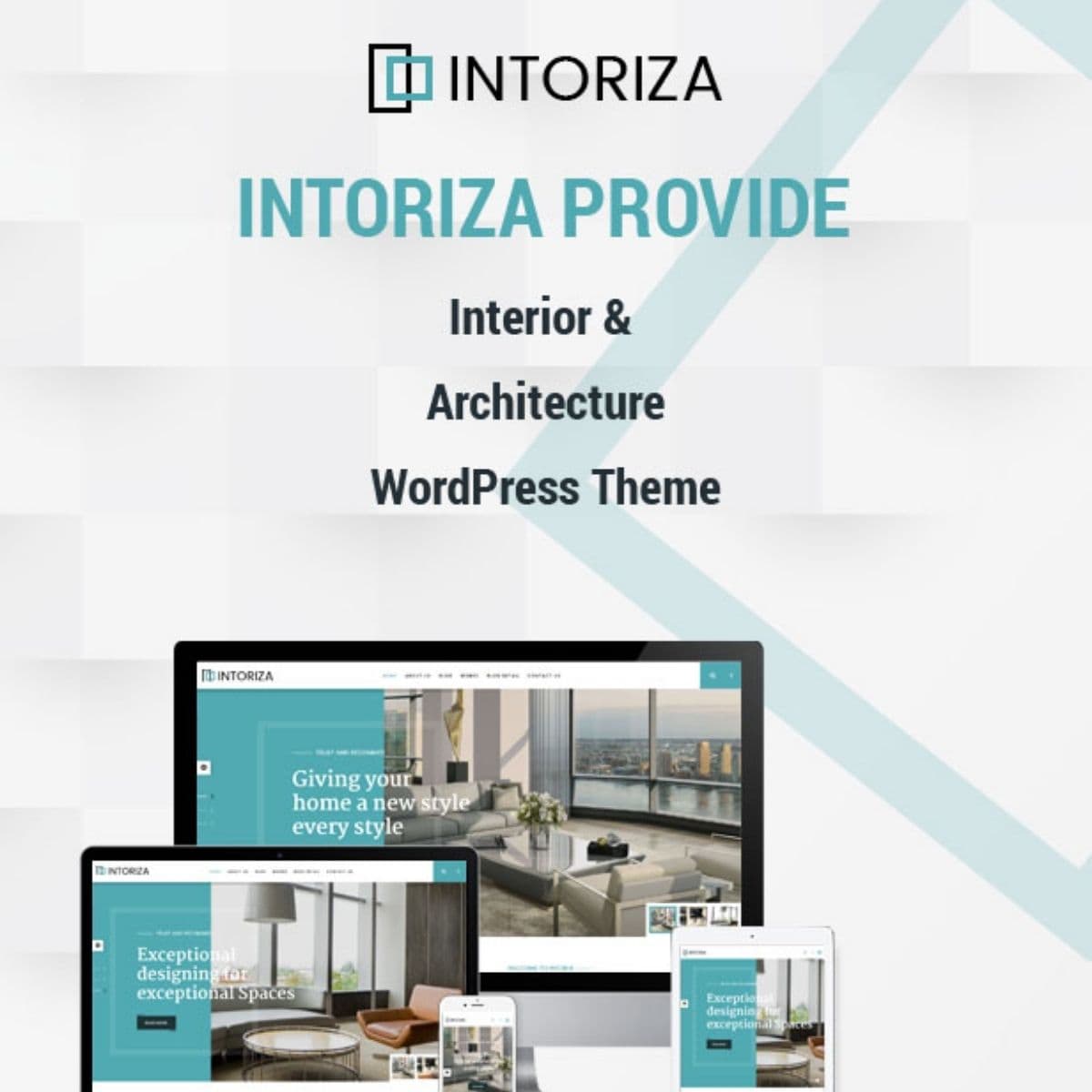 Intoriza - Интерьер Архитектура Тема WordPress