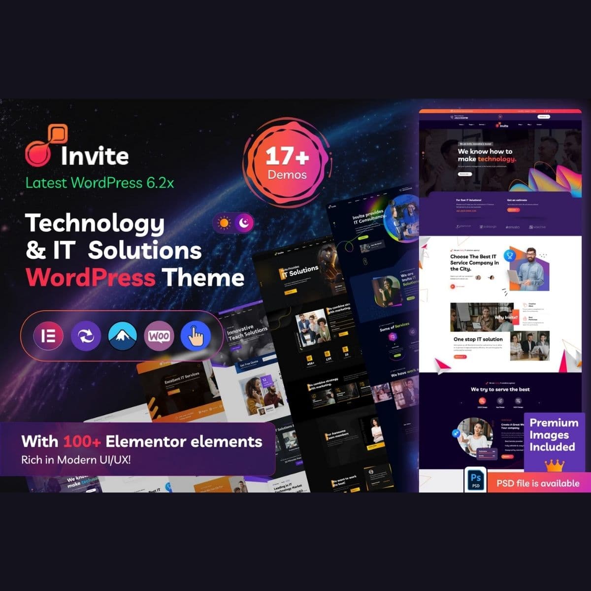 Invite - IT Solutions & Technology WordPress-thema
