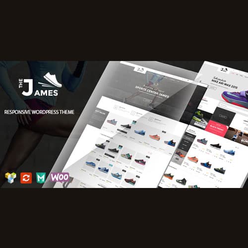 James - Адаптивний WooCommerce Shoes Theme