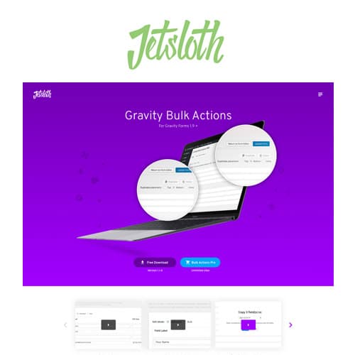 Jetsloth - Gravity-Formulars Bulk Actions Pro