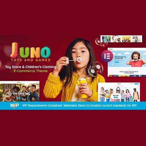 Juno | Kids Toys & Games Tienda Tema de WordPress