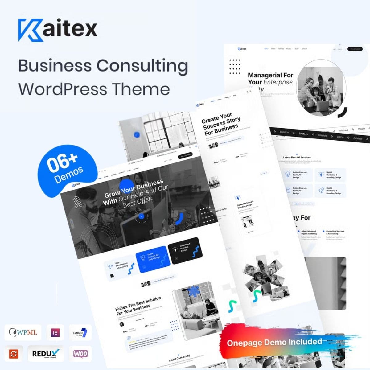 Kaitex - Тематика Бизнес Консультирования WordPress