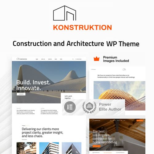Konstruktion - Costruzione Architettura Tema WordPress