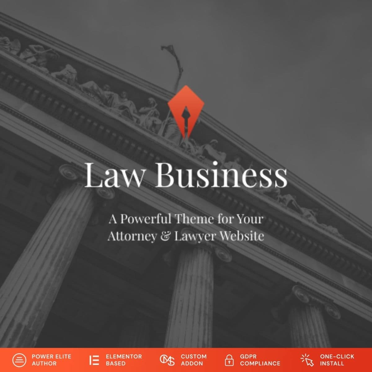 Lawکاروبار - Attorney & Lawyer ورڈپریس تھیم