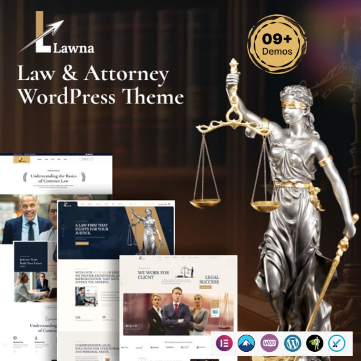 Lawna - Attorney & Advocate ورڈپریس تھیم