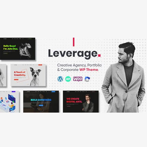 Leverage - Creatief Bureau & Portfolio WordPress-thema