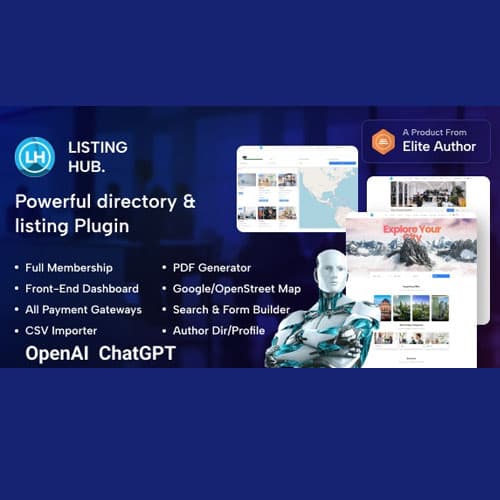 ListingHub - WordPress Zakelijk Directory Listing Plugin