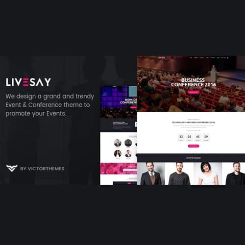 Livesay - حدث & Conference قالب ووردبريس