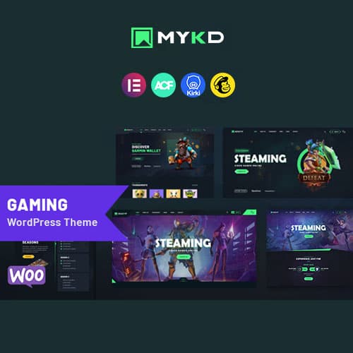 MYKD - eSports and Gaming NFT Tema WordPress