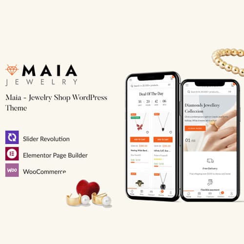 Maia - Jewelry Shop Тема WordPress