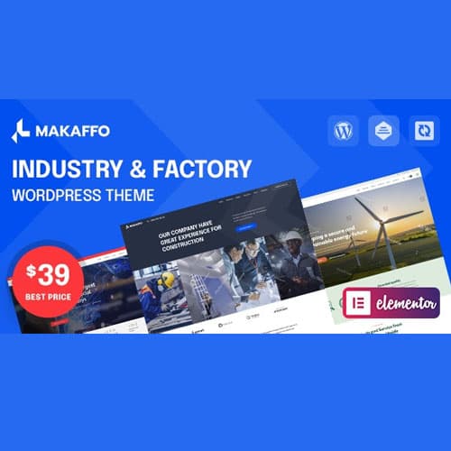 Makaffo | Industry & Factory Тема WordPress