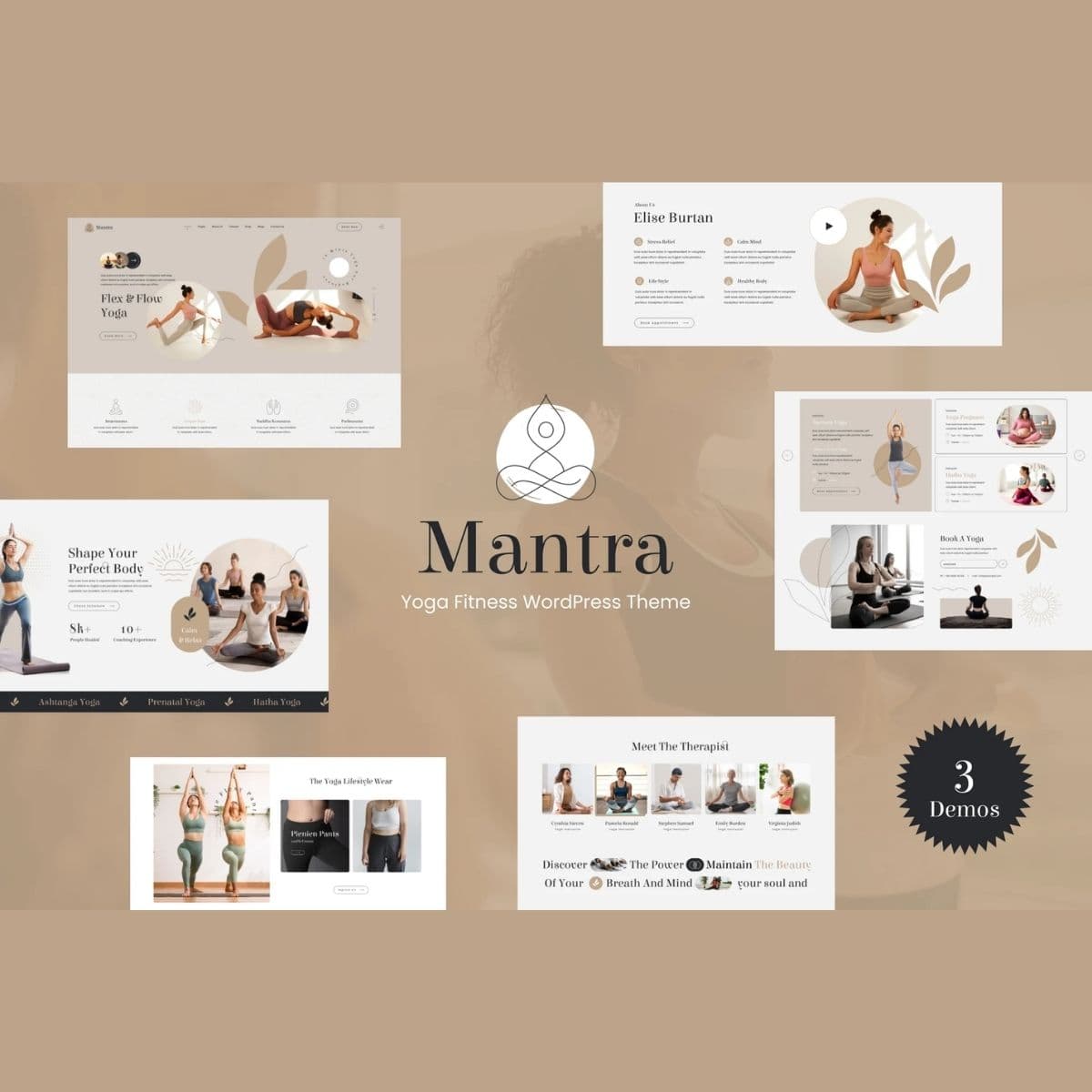 Mantra - Yoga Fitness WordPress Teması