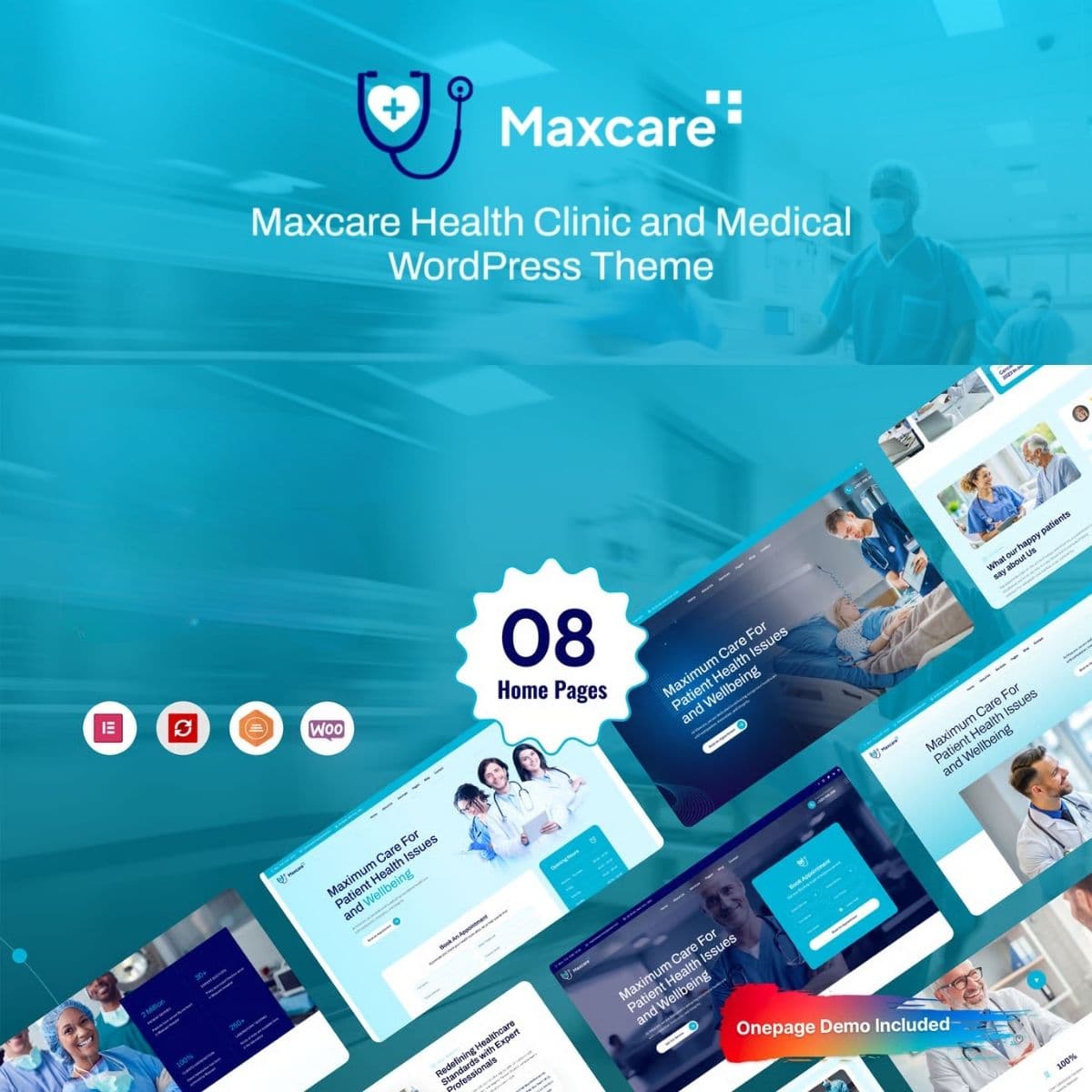 Maxcare - Sağlık & Medikal WordPress Teması