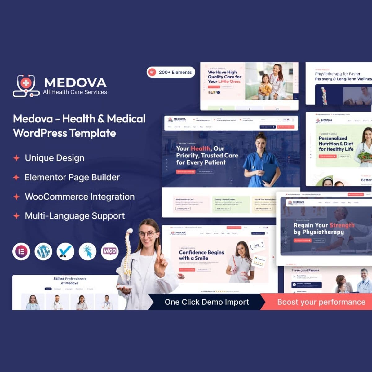 Medova – Health & Medical Theme WordPress