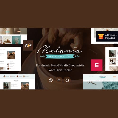 Melania | Blog about Handmade & Crafts Tema de WordPress + Tienda