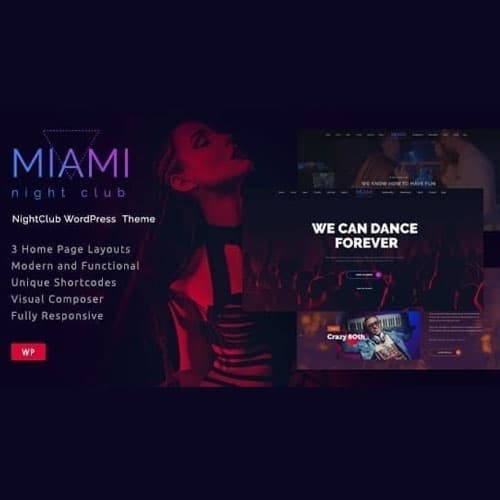 Miami | Night Club Thème WordPress