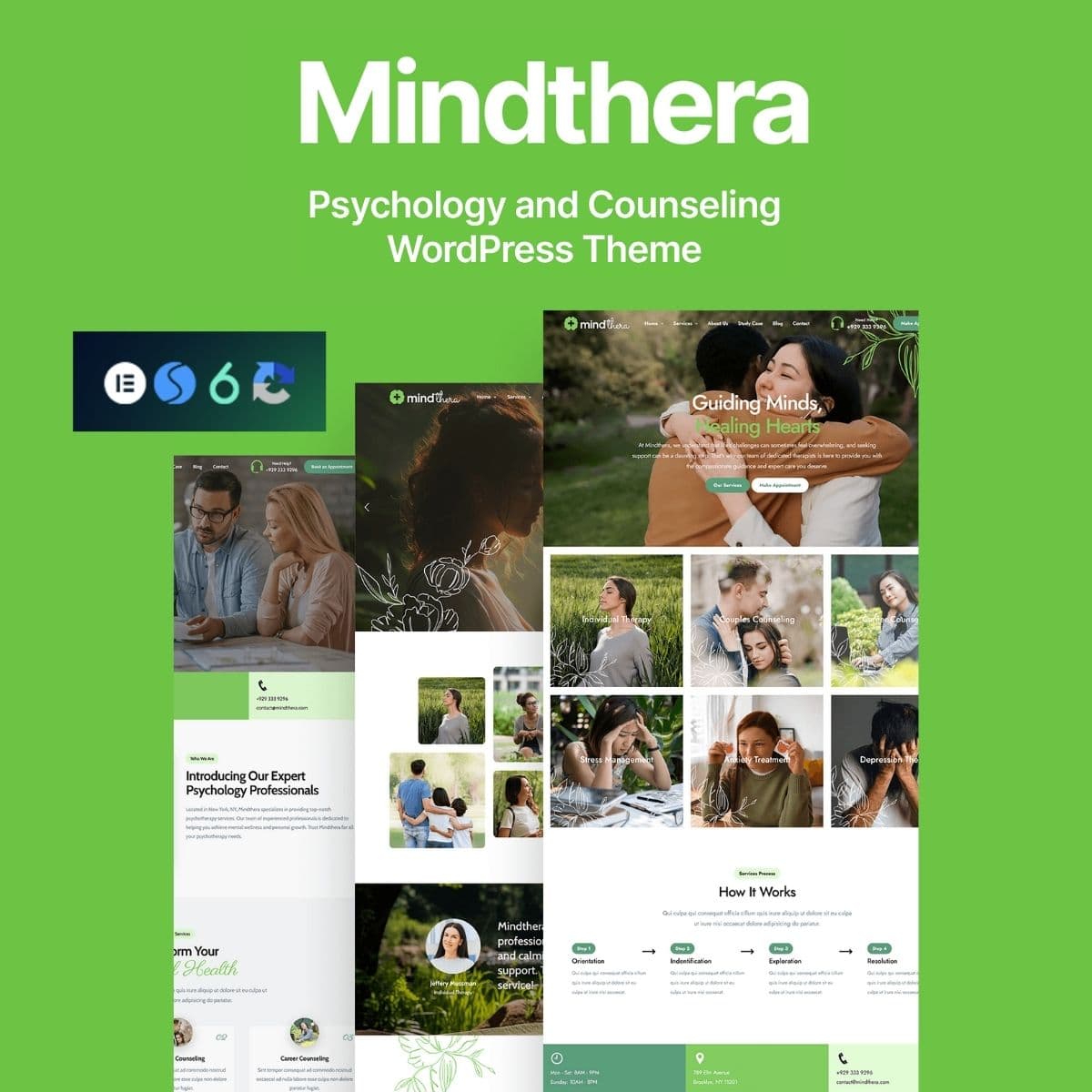 Mindthera - Psychology and Counseling WordPress Teması
