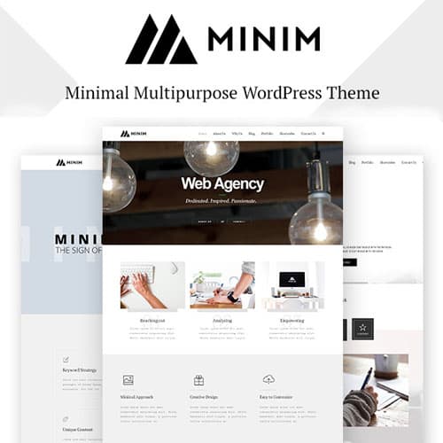 Minim - Minimal Тема WordPress