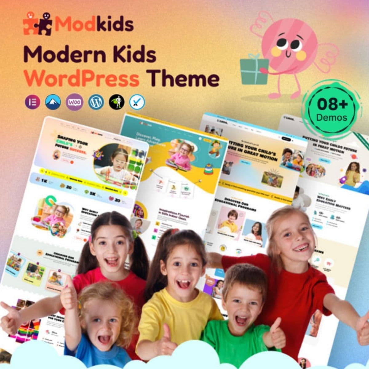 Modkids - Moderno Kids Tema de WordPress