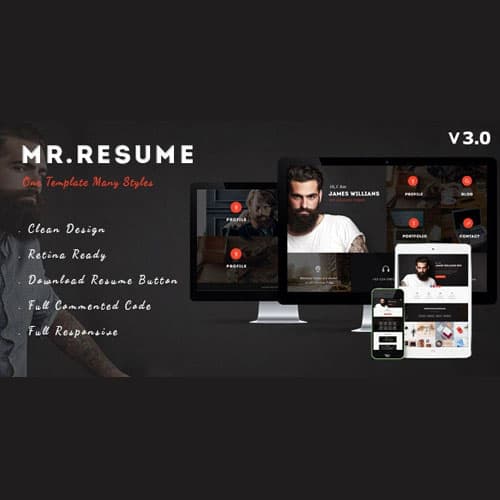 Morgan - Resume, vCard, Personal, Profile and Portafolio WP Theme
