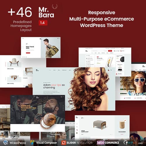 Mr.Bara - Duyarlı Çok Amaçlı eCommerce WordPress Teması