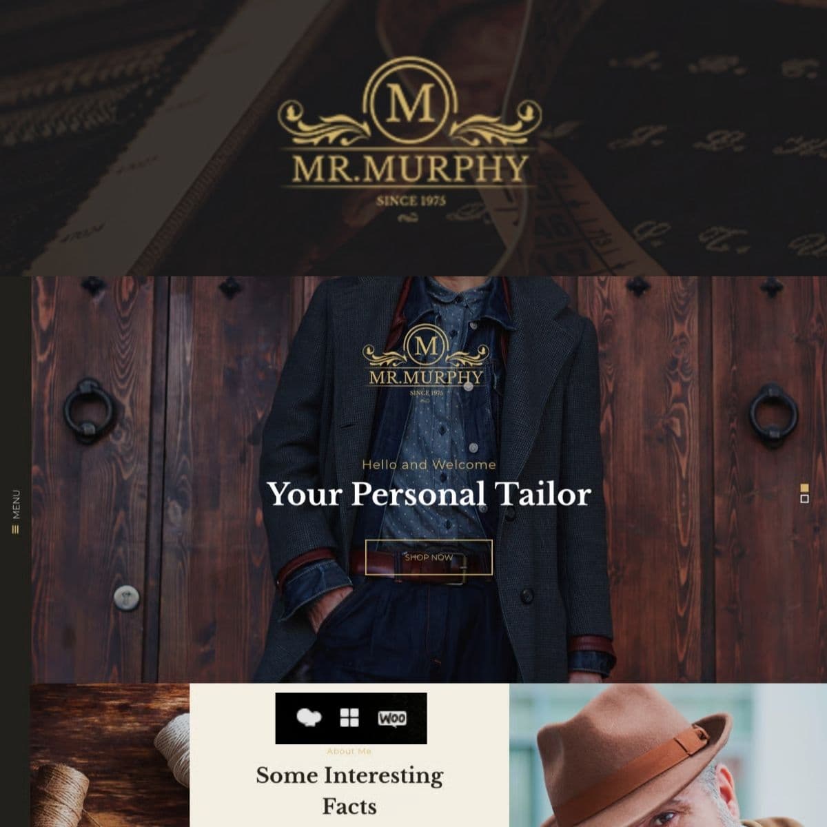 Mr. Murphy - Dress Making & Tailor WordPressテーマ