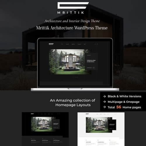 Mrittik - Architecture Interior ডিজাইন Theme